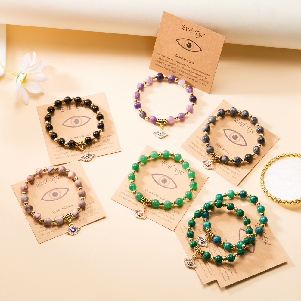 Natural Stone Evil Eye Bracele – Men Accessories Evil Eye Bewertung und Preis