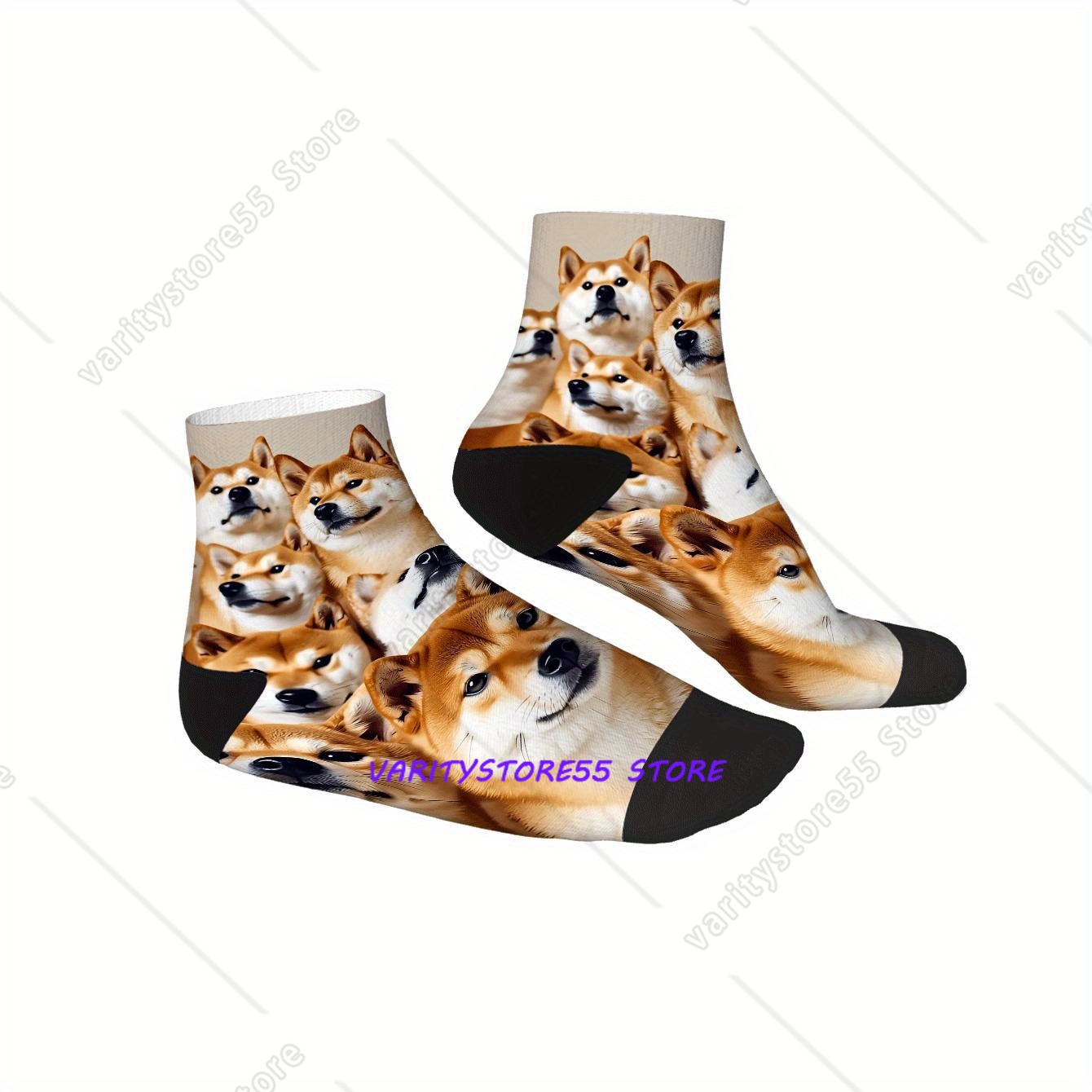 Cute Shiba Inu Print Ankle Soc – Men Accessories All Bewertung und Preis