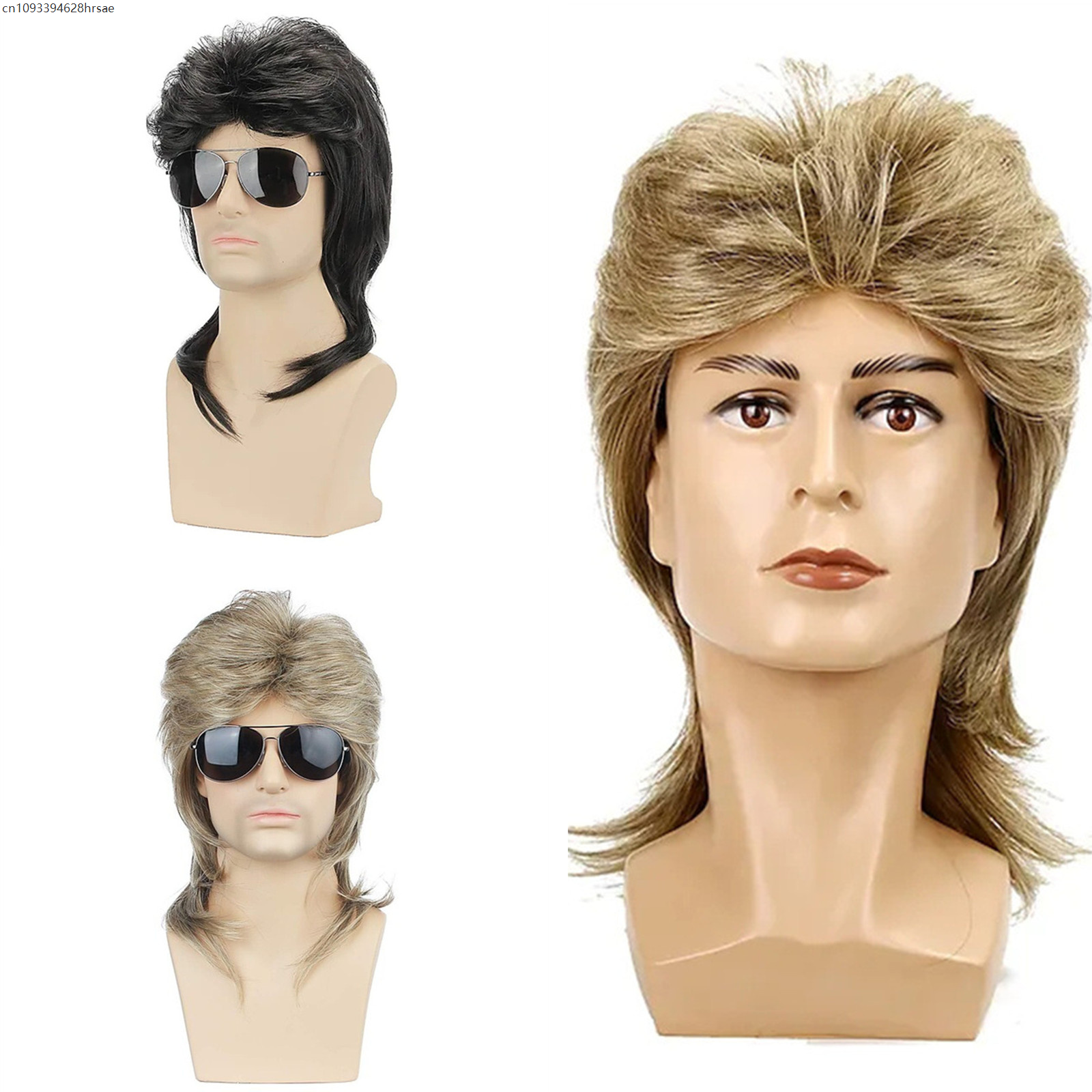 Mullet Wigs for Men 70s 80s Co – Men'S Accessories In The 80S Bewertung und Preis