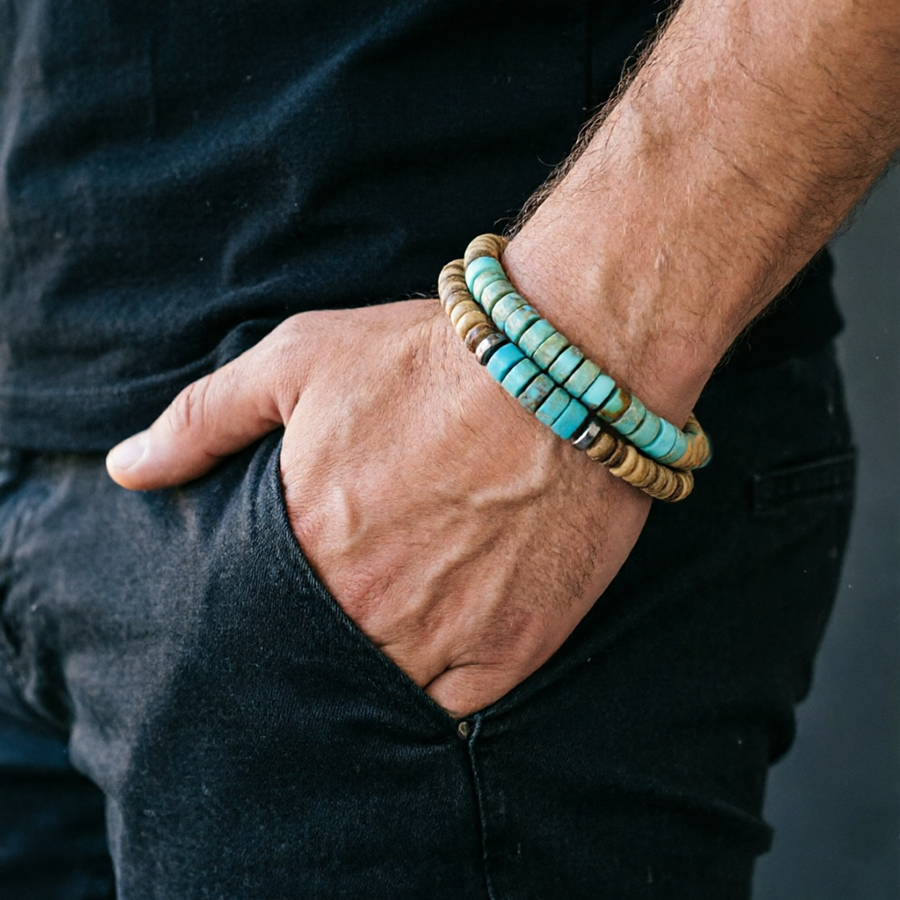2Pcs Natural Coconut Husk Bead – Men'S Yoga Accessories Bewertung und Preis