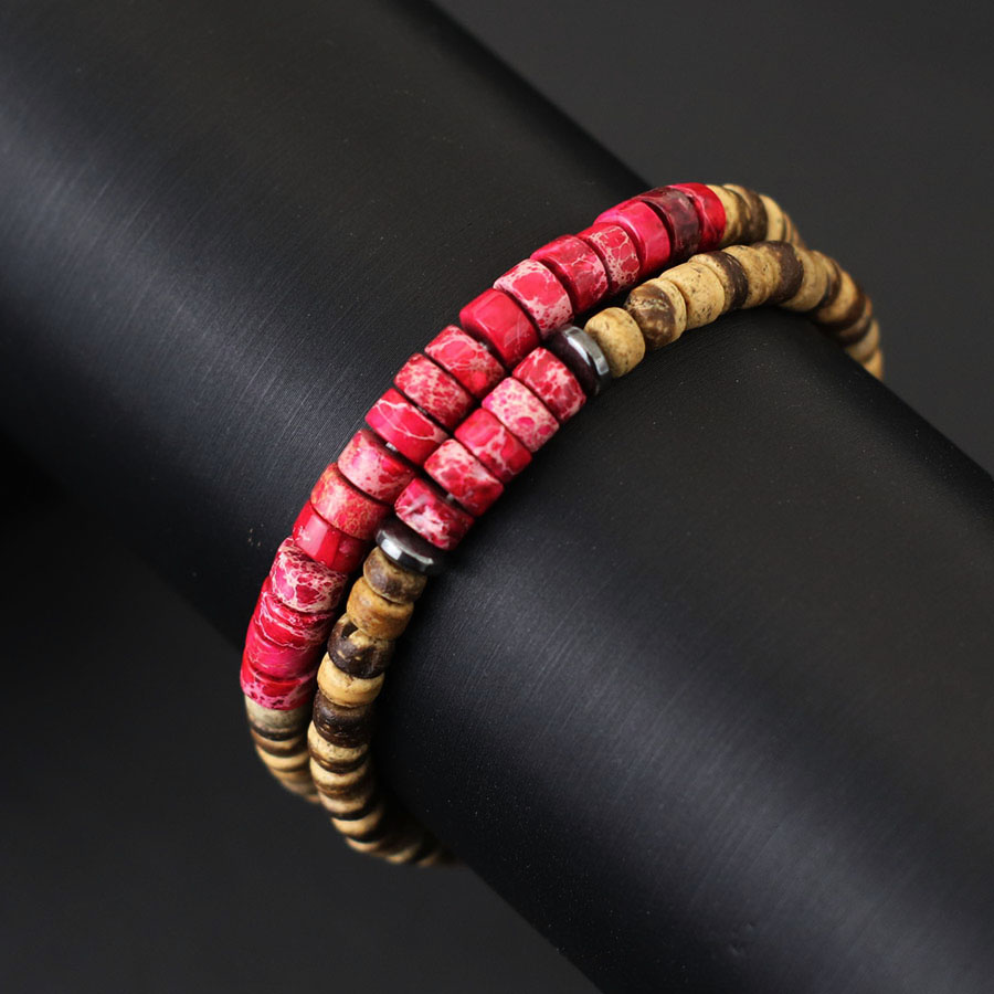 2Pcs Natural Coconut Husk Bead – Men'S Yoga Accessories Bewertung und Preis