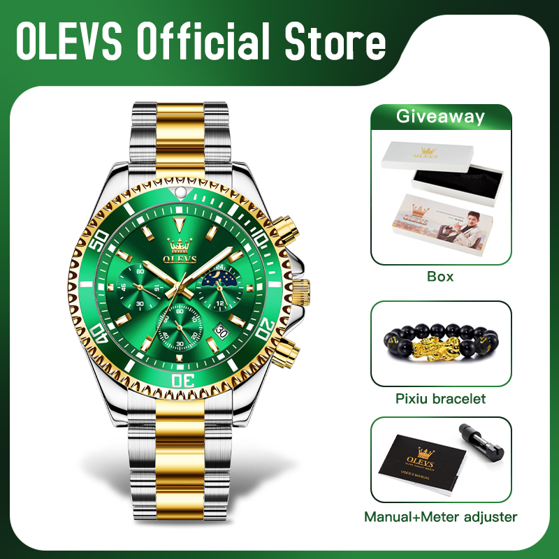 OLEVS Men's Watches Top Brand  – Men'S Accessories Luxury Brands Bewertung und Preis