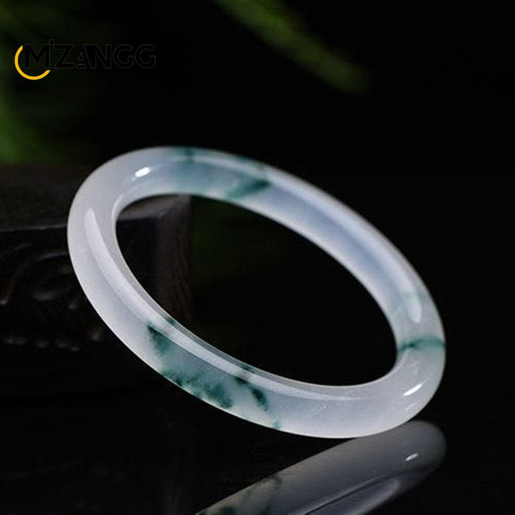 Natural Green Jadeite Bangle J – Men Accessories Hand Bewertung und Preis