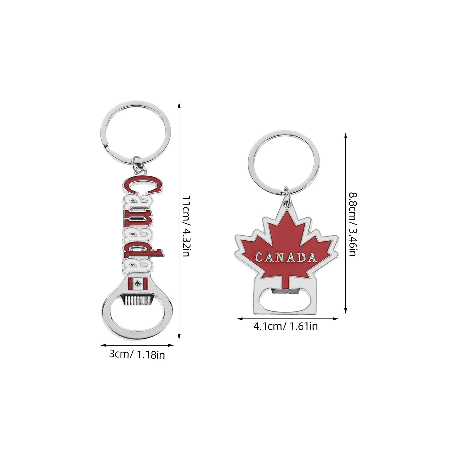 4Pcs Canada Keychain Bottle Op – Men'S Accessories Canada Bewertung und Preis
