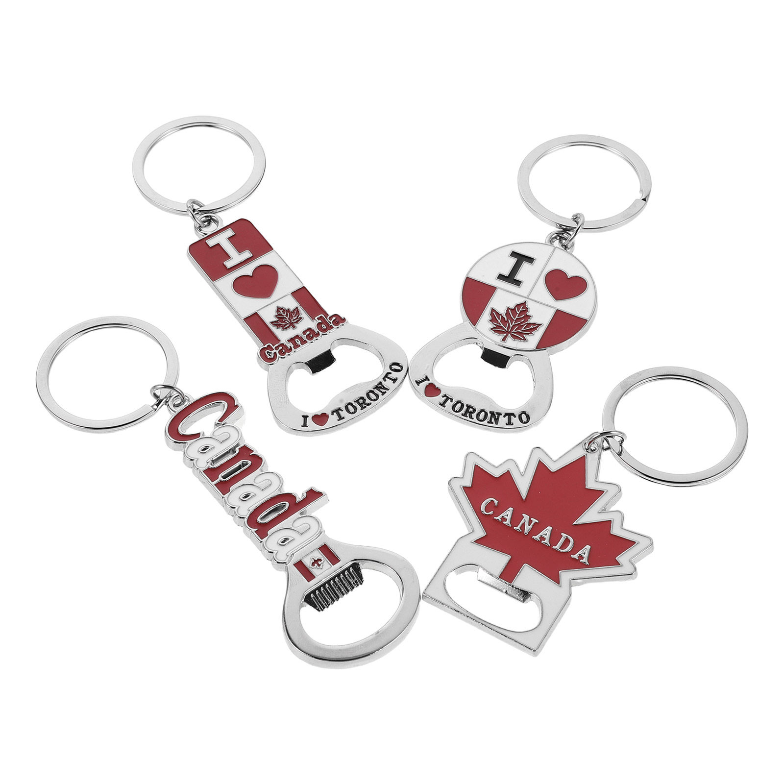 4Pcs Canada Keychain Bottle Op – Men'S Accessories Canada Bewertung und Preis