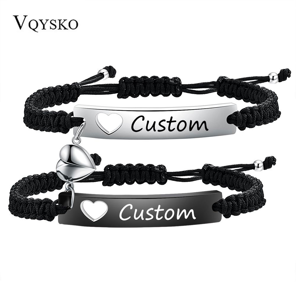 Custom Stainless Steel Couple  – Men Accessories All Bewertung und Preis