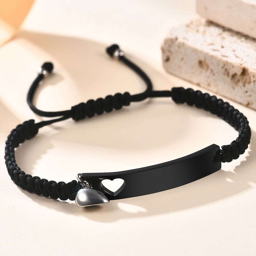 Custom Stainless Steel Couple  – Men Accessories All Bewertung und Preis