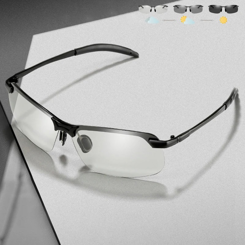 Half-frame Photochromic Sungla – Sunglasses Polarized Men Bewertung und Preis