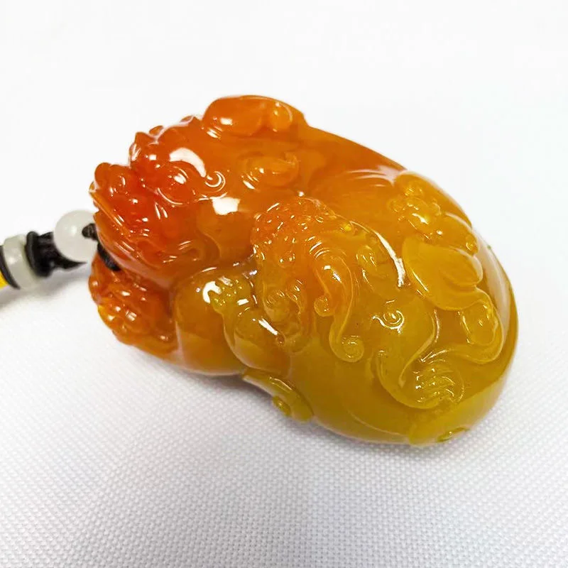 Natural Huang Longyu Pixiu Pen – Men Accessories Hand Bewertung und Preis